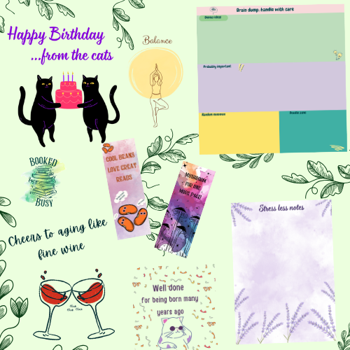 YouWannaQuirkyPaper products A collage of some of YouWannaQuirkyPaper products